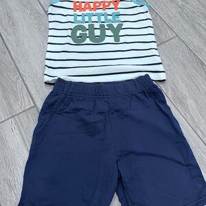 Carter's Navy Elastic Waist Shorts